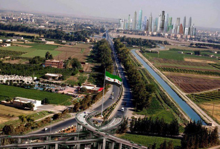 وزير سعودي يزور مدينة الرقة السورية 