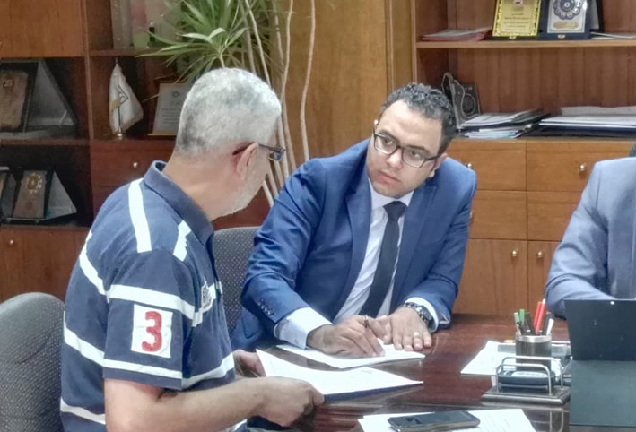 النائب احمد زيدان خلال الاحتماع