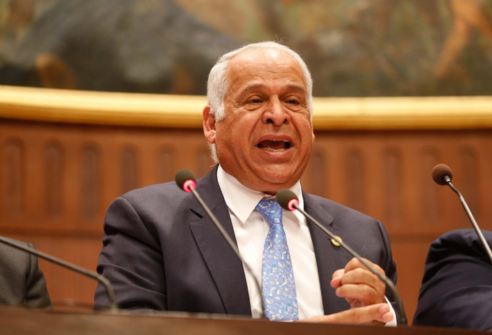 النائب محمد فرج عامر رئيس لجنة الشباب والرياضة بمجلس النواب
