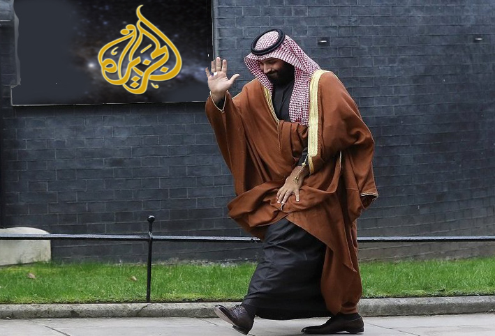 بالفيديو .. ماذا فعل ابن سلمان مع مراسل "الجزيرة" عندما سأله عن حرب اليمن؟