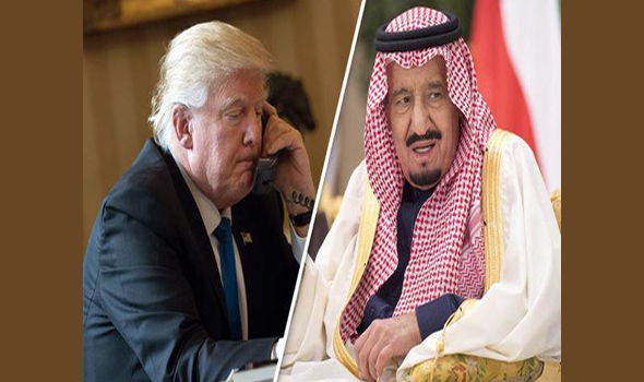 ترامب للملك سلمان: لا يمكنك الاحتفاظ بطائراتك دون حمايتنا