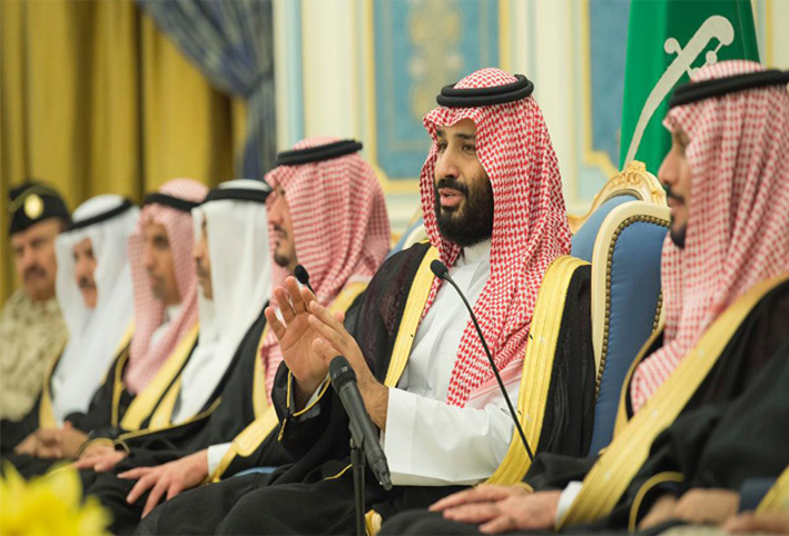 لقاء خاص لولي العهد السعودي في الديوان الملكي .. ورسالة من الملك سلمان