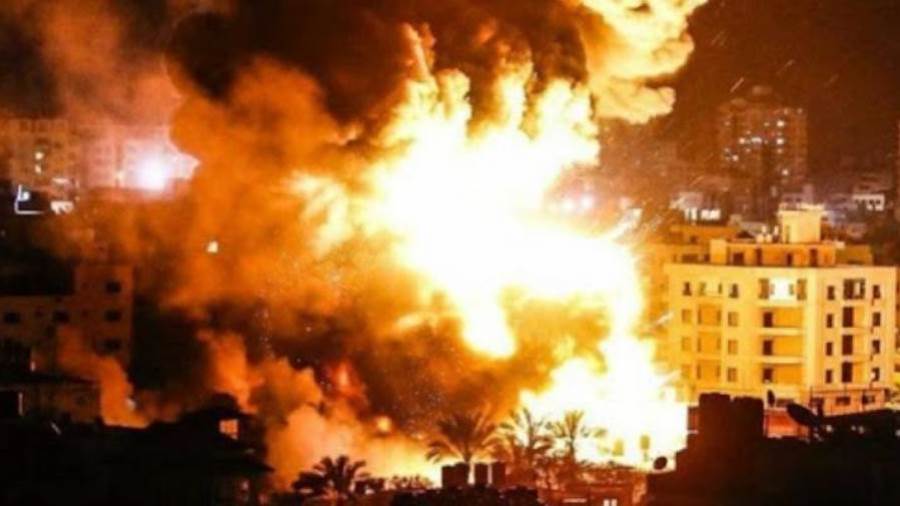 قصف إسرائيلي جوي ومدفعي على قطاع غزة
