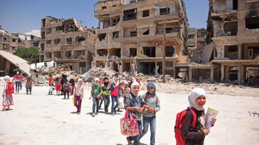 إعادة الحياة لمخيم اليرموك الفلسطيني بدمشق
