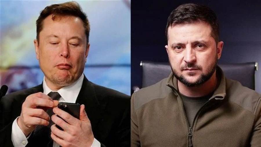  زيلينسكي يوبخ إيلون ماسك: لتفهم ما فعلته روسيا تعال إلى أوكرانيا