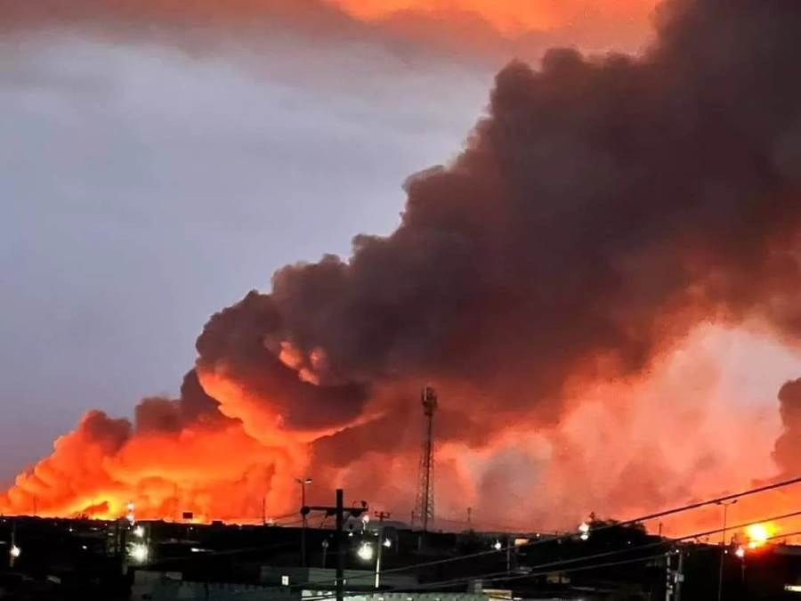 السودان.. حريق ضخم في العاصمة الخرطوم