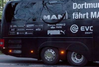 3 انفجارات تستهدف حافلة تقل فريق بروسيا دورتموند الألماني