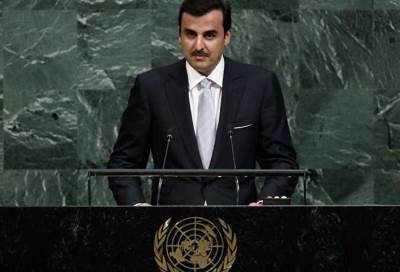  بالفيديو .. ترامب: حل أزمة الخليج قريباَ .. وهذه كلمة "تميم" بالامم المتحدة!