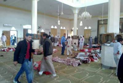  هجوم إرهابي على مسجد بالعريش يخلف 235 قتيلا و109 مصاب