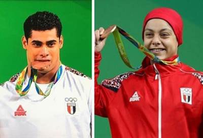 "الخارجية" تهنئ محمد إيهاب وسارة سمير بحصولهما على ذهبية العالم للأثقال