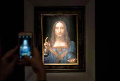 لوحة "المسيح" لدافنشي تتجه إلى "لوفر أبوظبي"