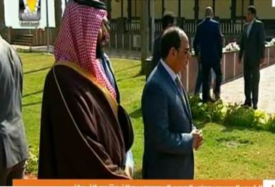 بالفيديو .. السيسي وولي العهد السعودي يتفقدان "منتجع الفرسان"