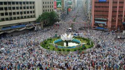 مظاهرات في عاصمة بنجلادش ضد فرنسا ودعوة لمقاطعة منتجاتها