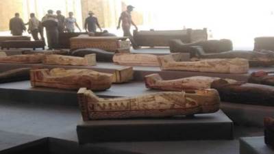 مصر تعلن عن كشف ضخم يضم 100 تابوت فرعوني