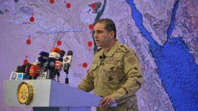 القوات المسلحة المصرية تعلن عن انفجار بخط الغاز بمنطقة سبيكة