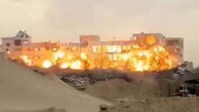 جيش الاحتلال يفجر مبنى المجلس التشريعي في غزة